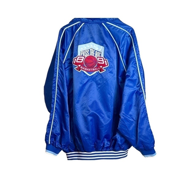 Vintage Men's Pass The Roc Basketball Jacket Lined 1891 Letterman Style Size XXL - Picture 6 of 7